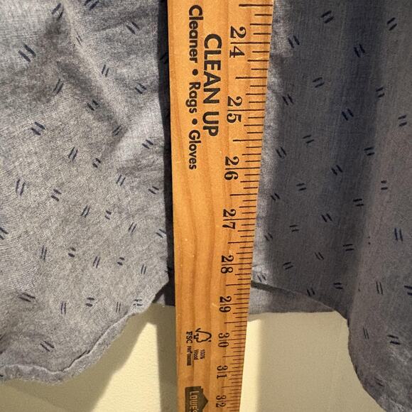 J Crew Shirt Mens Large Blue Slim Fit Secret Wash Stretch Button Down Casual - Picture 6 of 10